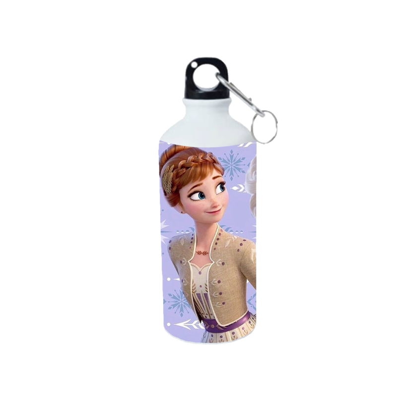 Product guruji Elsa frozen Toon Doll White Sipper Bottle 600ml For Kids...