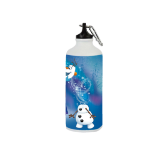 Product guruji Elsa frozen Cartoon Doll White Sipper Bottle 600ml For Kids/Gifts...
