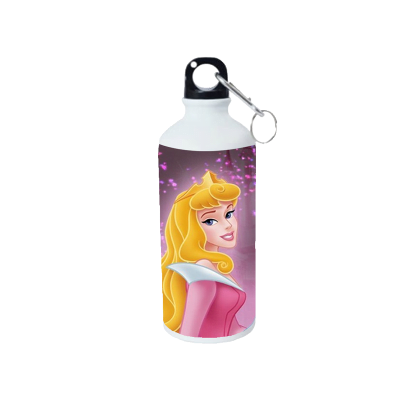 Product guruji Disney Princess Cartoon White Sipper Bottle 600ml For Kids/Gifts...