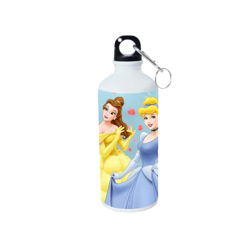 Product guruji Disney Princess Toon White Sipper Bottle 600ml For Kids/Gifts...