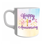 Product Guruji 'Happy Anniversary' Print White Ceramic Coffee/Tea Mug for Gifts.. 2 - Product GuruJi