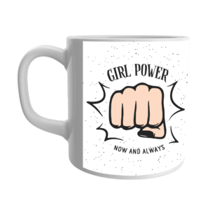 Product Guruji ?Musicaly Text? Print White Ceramic Coffee Mug for Girls...