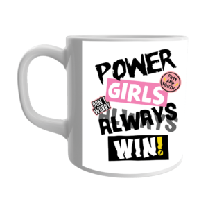 Product Guruji ?Beautiful Text? Print White Ceramic Coffee/Tea Mug for Girls...