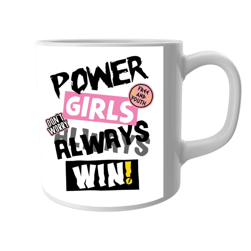 Product Guruji ?Beautiful Text? Print White Ceramic Coffee/Tea Mug for Girls... - Image 2