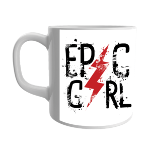 Product Guruji ' Best Text? Print White Ceramic Coffee/Tea Mug for Girls...