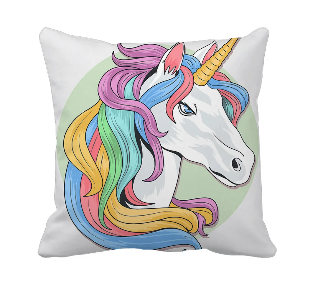 Product Guruji - Unicorn Plush Toy Stuffed Animal Pillow Cushion12x12 with filler for kids, cartoon cushion for kids Soft Toys for Baby Kids 1 - Product GuruJi Product Guruji - Unicorn Plush Toy Stuffed Animal Pillow Cushion12x12 with filler for kids, cartoon cushion for kids Soft Toys for Baby Kids 1 - Product GuruJi