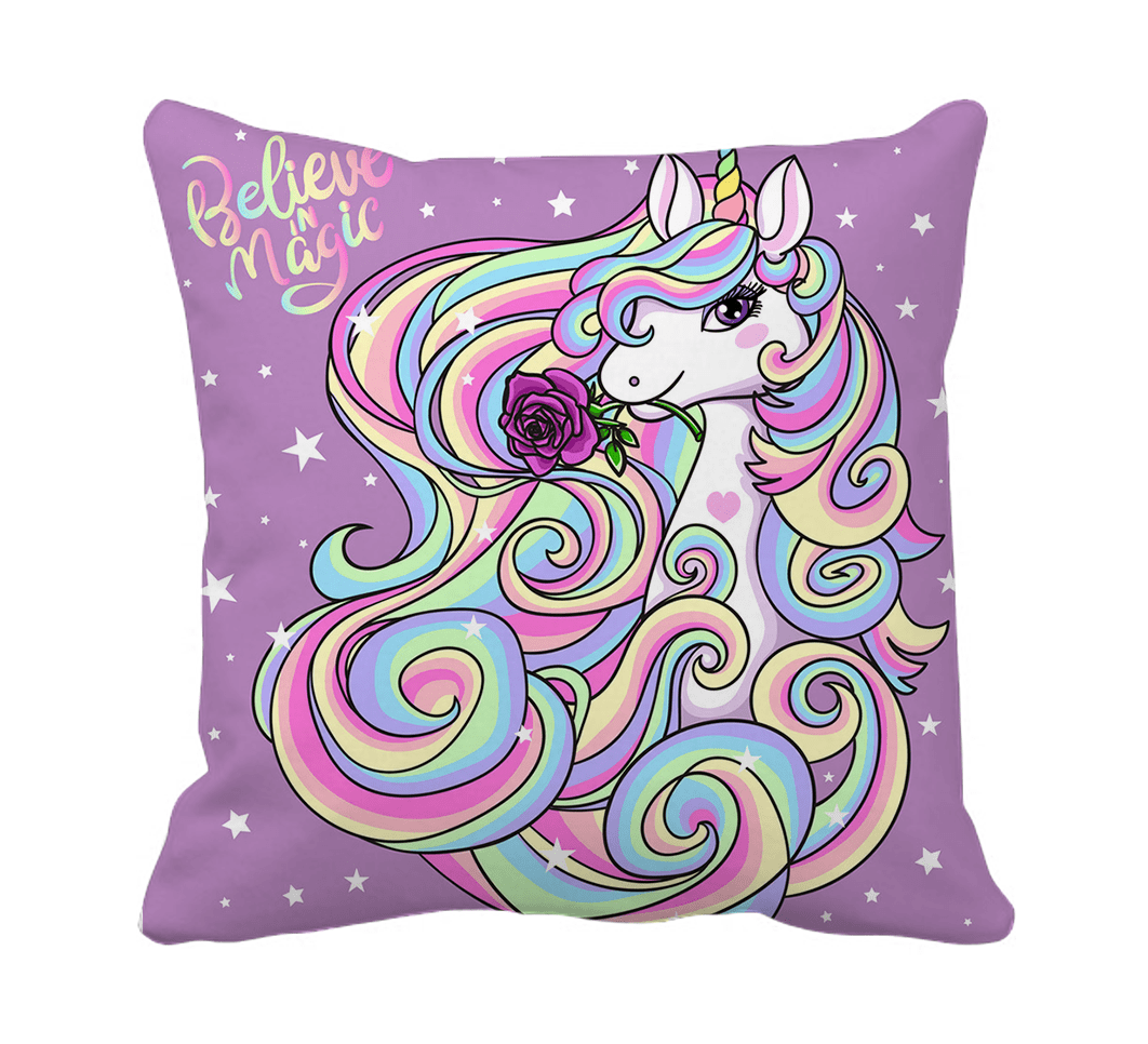 Product Guruji - Unicorn cartoon cushion for kids, best bithday gift for kids,