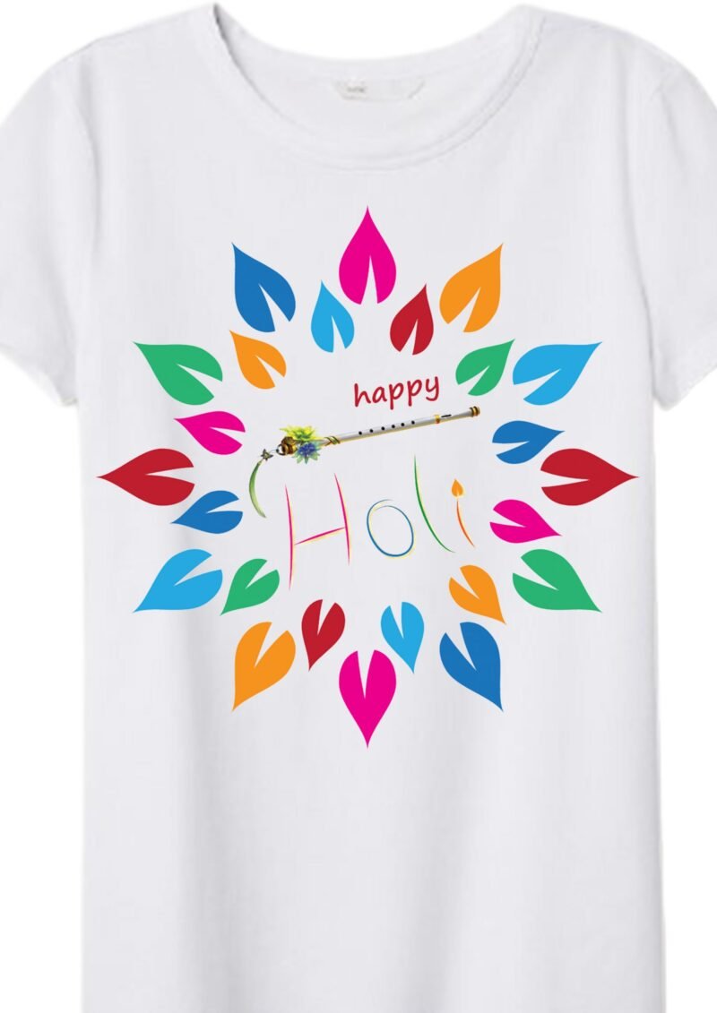Holi Special Premium Polyester Tshirt for All Size - Image 2