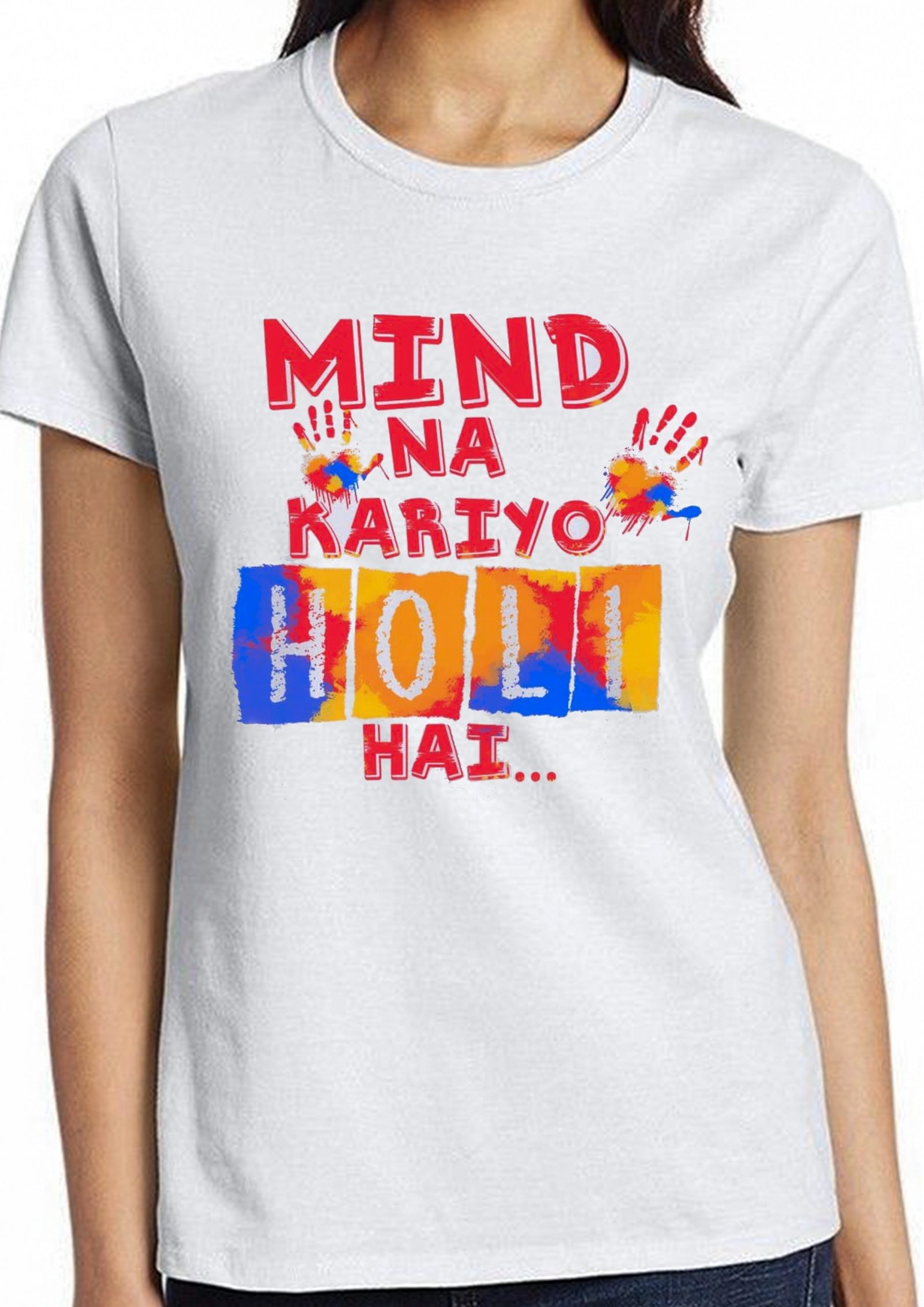 Holi Tshirt - Holi Premium Polyester Tshirt for All Size