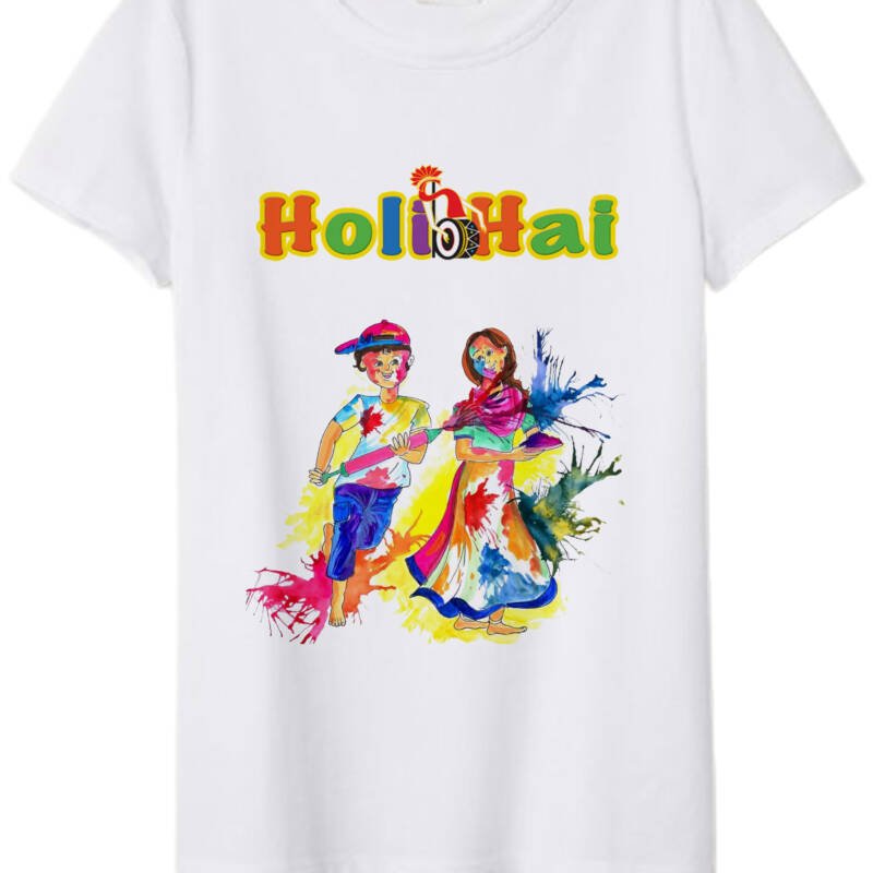 Holi T-shirts For Kids