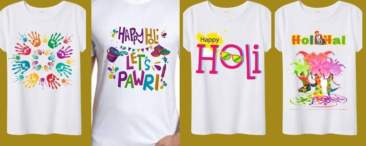 Colorful Celebrations: Embrace The Spirit Of Holi With Stylish Holi T-shirts 4 - Product GuruJi Colorful Holi T-shirts - Celebrate Holi - Holi Fashion - Festive Wear - Holi Apparel