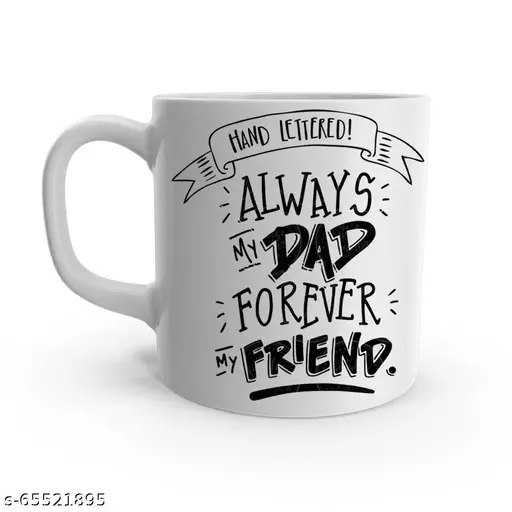Dad White Ceramic Father's Day/ world best Father/ Birthday Gift / for Father