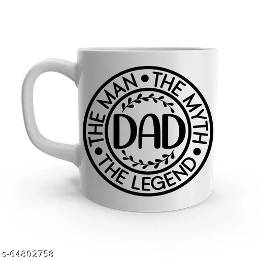 Dad White Ceramic Father's Day/ Brithday Gifte/ for Father…Gifting Mugs