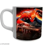Ceramic White Tea and Coffee Ceramic , coffee mug for kids,spiderman design printed coffee mug 1 - Product GuruJi Ceramic White Tea and Coffee Ceramic , coffee mug for kids,spiderman design printed coffee mug 1 - Product GuruJi