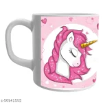 white ceramic uniucorn cute coffee mug ,unicorn white ceramic mug for kids 2 - Product GuruJi white ceramic uniucorn cute coffee mug ,unicorn white ceramic mug for kids 2 - Product GuruJi