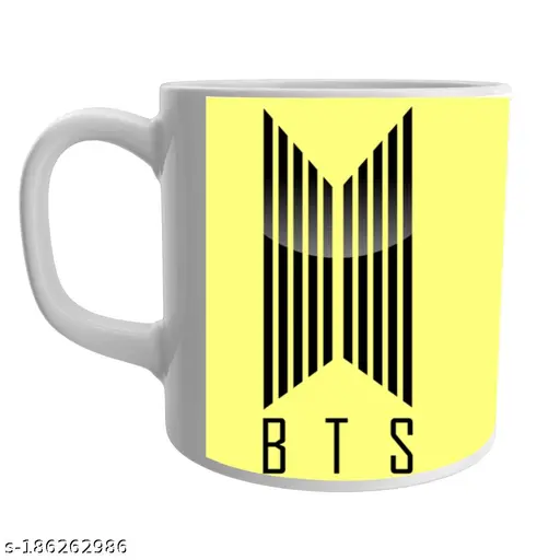 Black Text Print White Coffee Ceramic Coffee Mug