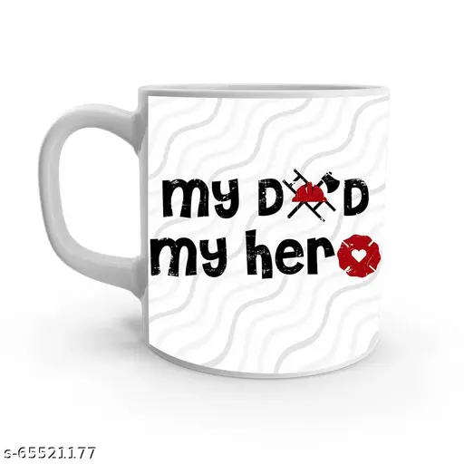 Dad White Ceramic Father's Day/ father Birthday Gift / for Father coffee mug