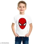 Spidermen White Round Neck Regular Fit Premium Polyester Tshirt for Boys 1 - Product GuruJi Spidermen White Round Neck Regular Fit Premium Polyester Tshirt for Boys 1 - Product GuruJi