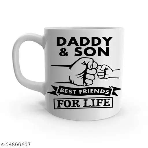 Dad & Son Mug, White Ceramic Father's Day/ Brithday Gifte for Father…