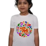 Holi Design Tshirt for Girls, Holi Special Tshirt for Kids 2 - Product GuruJi Holi Design Tshirt for Girls, Holi Special Tshirt for Kids