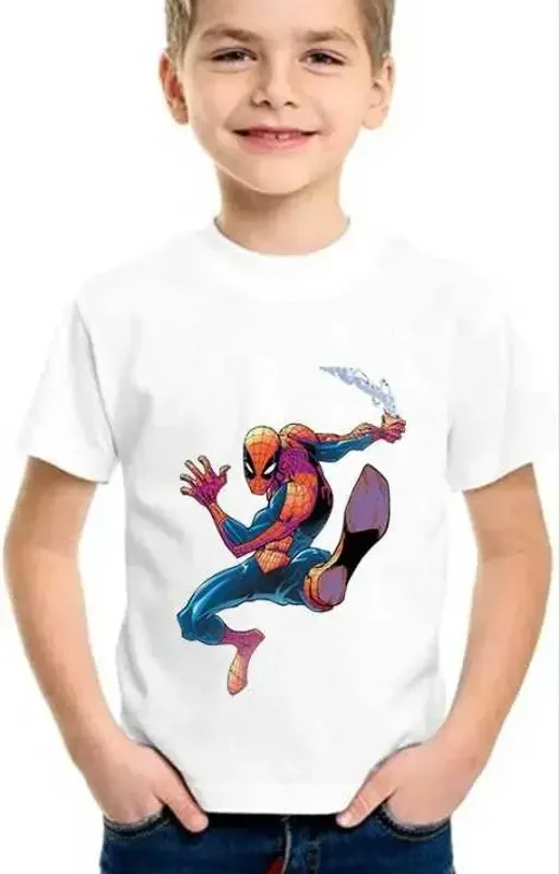 Spiderman Boys Printed Polyester T Shirt