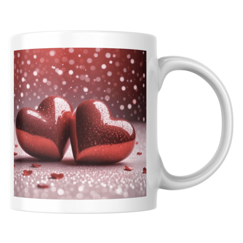 perfect heart-shaped mug for couples