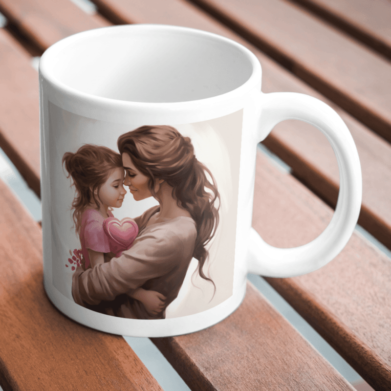 A Mother's Embrace, A Child's Forever Haven A Mother's Heart Beats for Her Child - Image 2