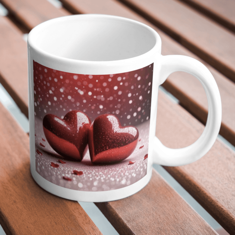 perfect heart-shaped mug for couples - Image 2