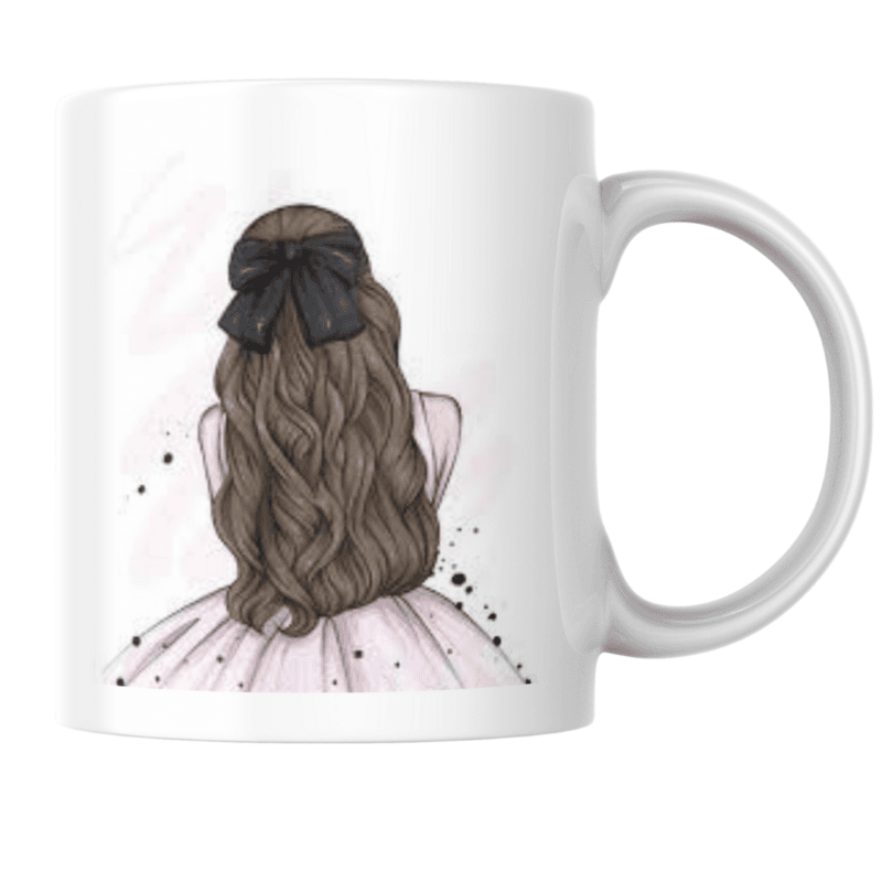 Elegance in Simplicity – A Girl with Flowing Hair