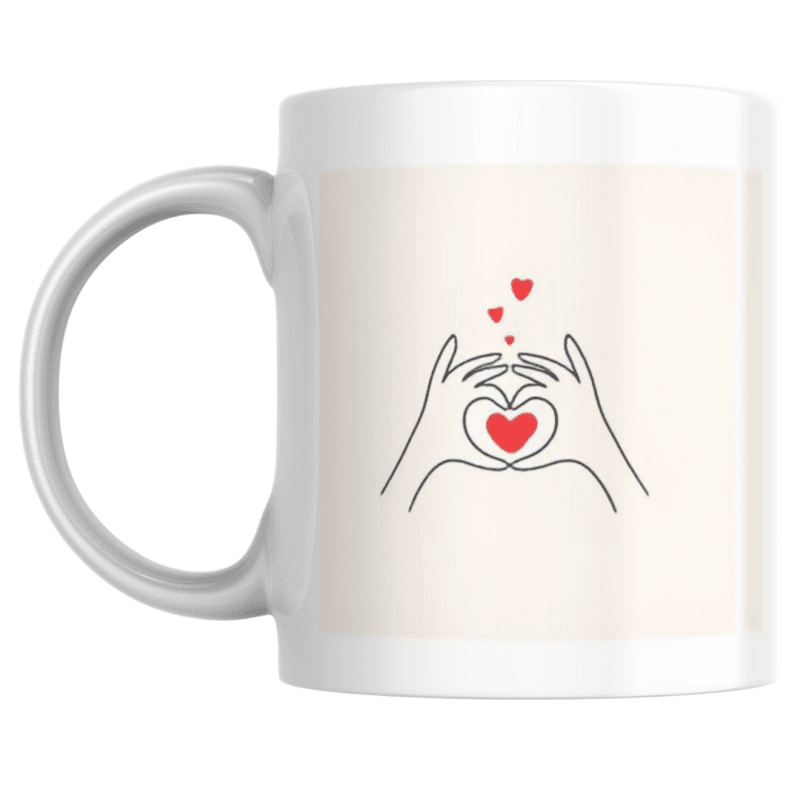Hands Holding, Sharing, and Giving Love – A Minimalist Expression of Kindness, Connection, and Heartfelt Emotions in Art - Image 4