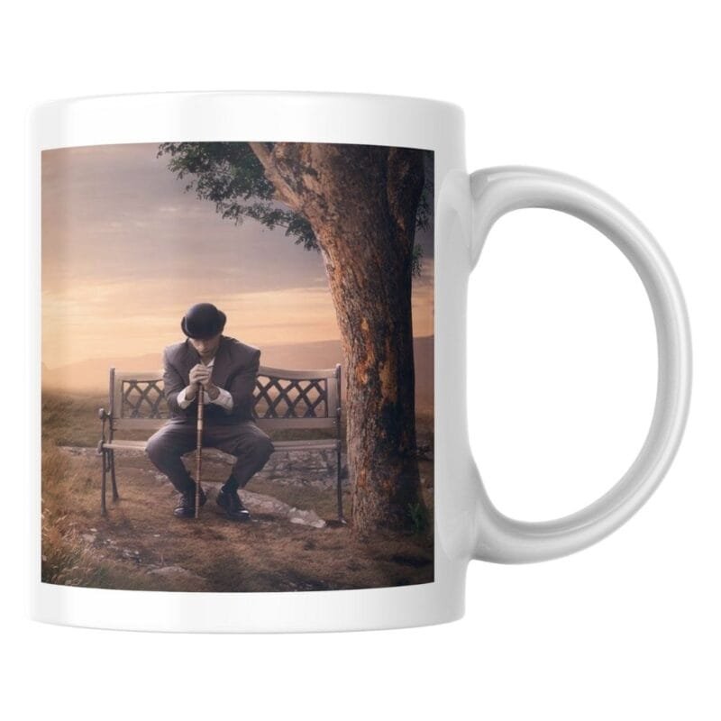 Lonely Man Beneath Tree Reflects on Life’s Journey