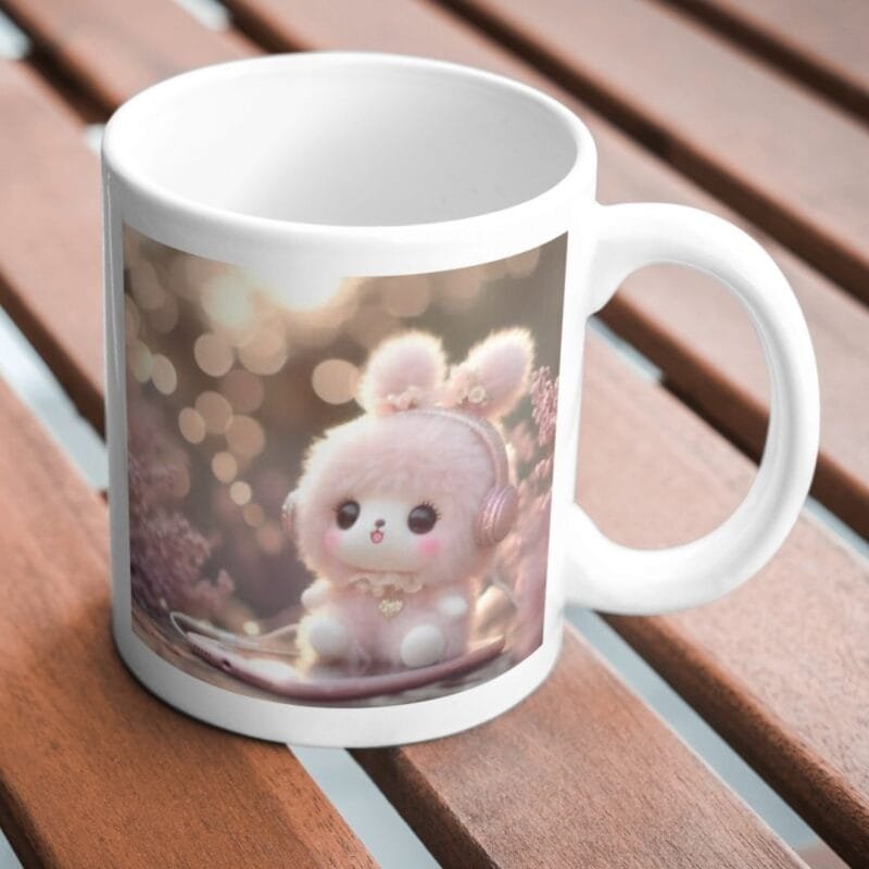 Adorable Fluffy Bunny Doll