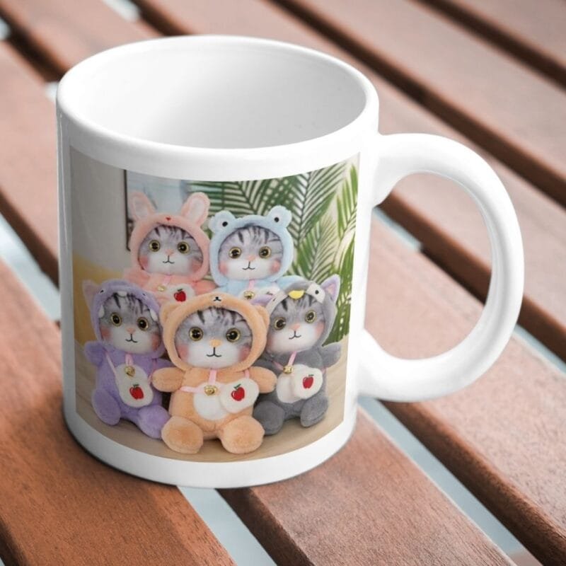 Adorable Plush Kittens in Colorful Animal Costumes Spreading Joy, Sweetness, and Endless Cuteness Everywhere - Image 2