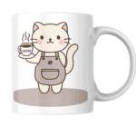 Adorable Barista Cat Serves Purr-fect Cup of Hot Coffee With a Side of Cuteness! 2 - Product GuruJi Adorable Barista Cat