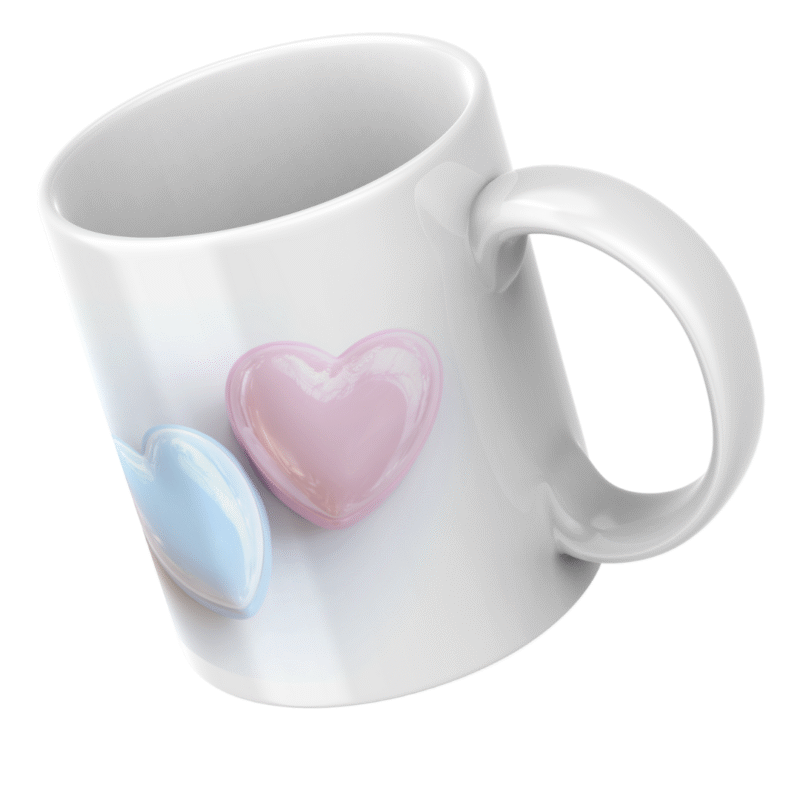 Soft Pastel Hearts in Harmony — A Sweet Blend of Love, Calm, Peace, and Connection - Image 5
