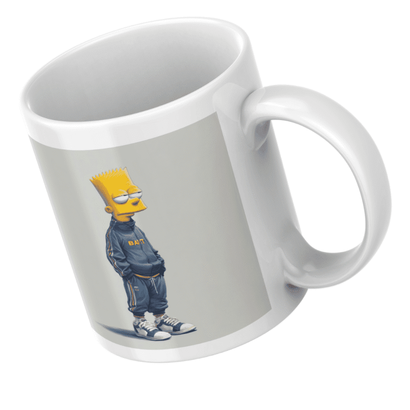 Bart Simpson in Street Style Mode: Cool Attitude, Urban Tracksuit Vibes, Sneakers, Swagger, and Chill - Image 5