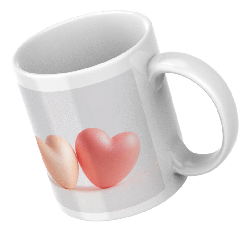 Two Soft Hearts Together in Love: Symbol of Romance, Connection, Warmth, Affection, Peace, and Harmony - Image 5
