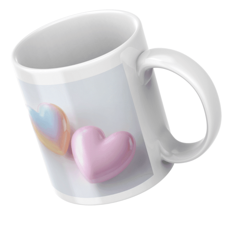 Candy-Colored Hearts of Love: Soft Pastel Romance Shines with Sweetness, Light, and Playful Vibes - Image 4