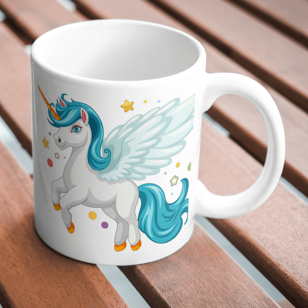 Home 13 - Product GuruJi Majestic winged unicorn glides through magical starlit sky with grace