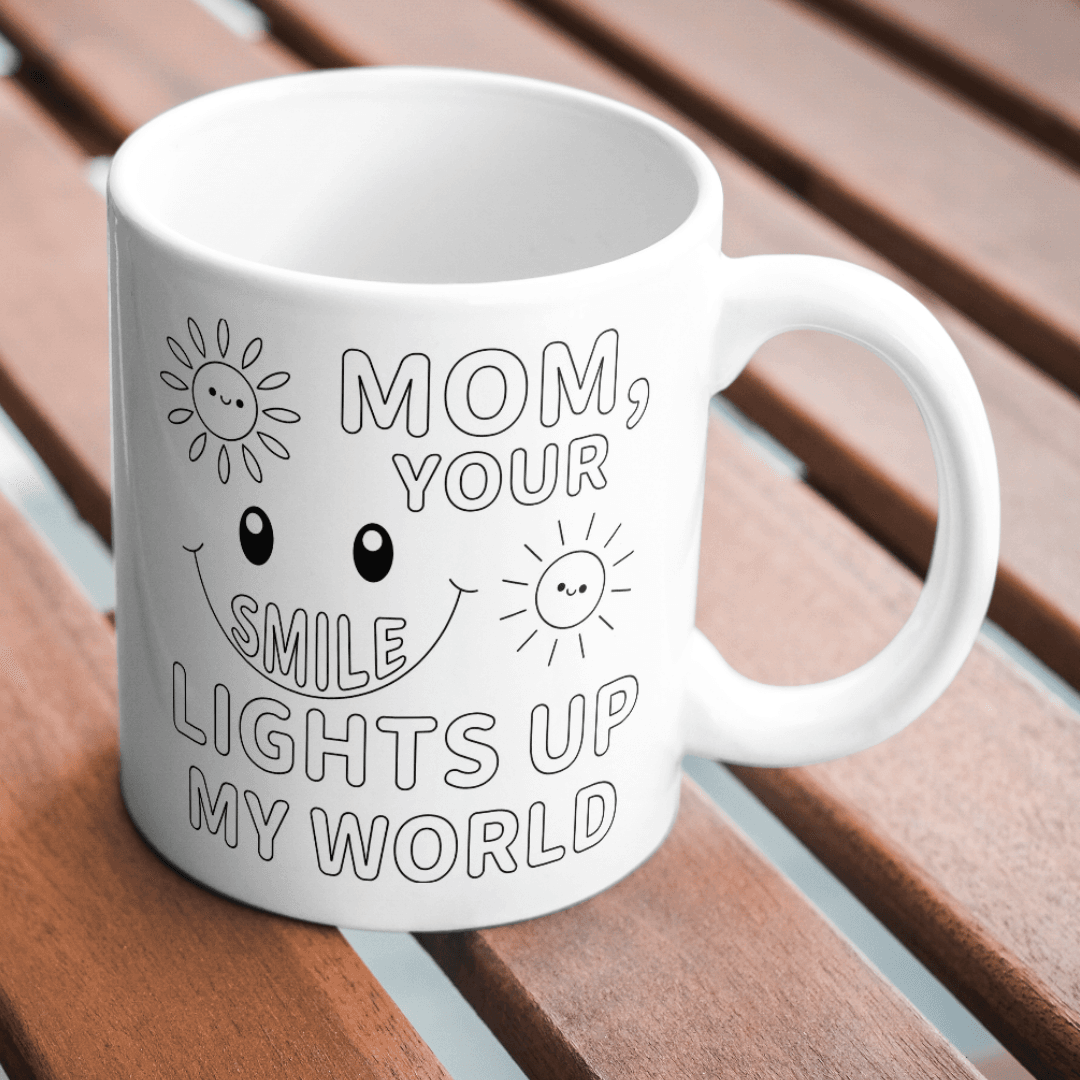 Mom, Your Smile Brightens Every Day and Fills My Heart with Endless Sunshine and Joy