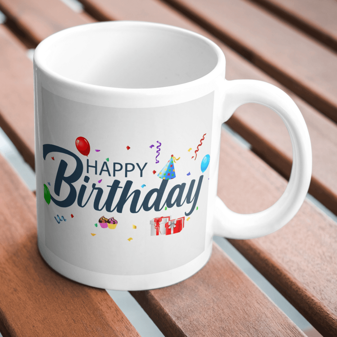 Colorful Birthday Celebration Filled With Balloons, Gifts, Confetti and Joy