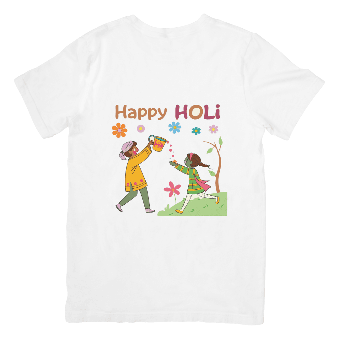 Home 21 - Product GuruJi Kids Spreading Joy and Colors This Happy Holi Festival -tshirt