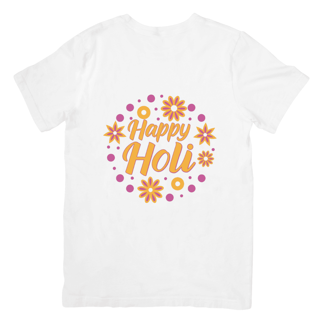 Home 19 - Product GuruJi Vibrant Holi Wishes Spreading Joy and Festive Colors - tshirt
