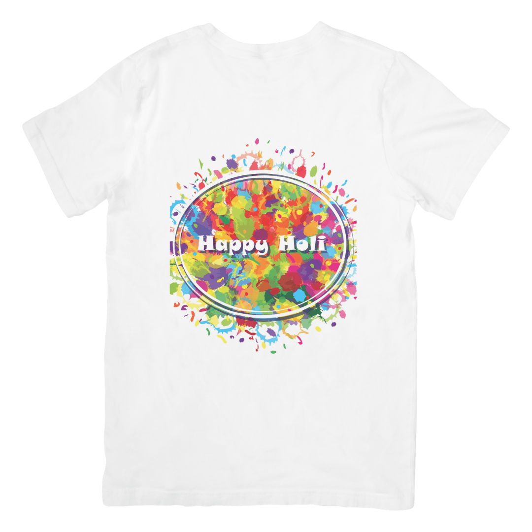 Home 17 - Product GuruJi Colorful Holi Celebration Spreading Joy, Love, and Happiness - tshirt