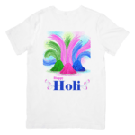 Colorful Holi Celebration Spreading Joy, Love, and Happiness - t-shirt