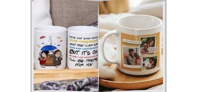 personalised birthday coffee mug with photo custom gift printed mug unique birthday present personalised gifts for him and her