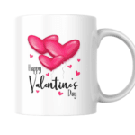 Romantic Heart Balloons Celebrating Joyful Valentine’s Day Love Mug