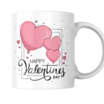 Pink Heart Balloons Celebrating a Magical Valentine’s Day Mug
