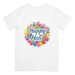 Colorful Handprints Spreading Joy In Vibrant Holi Celebration - T-SHIRT