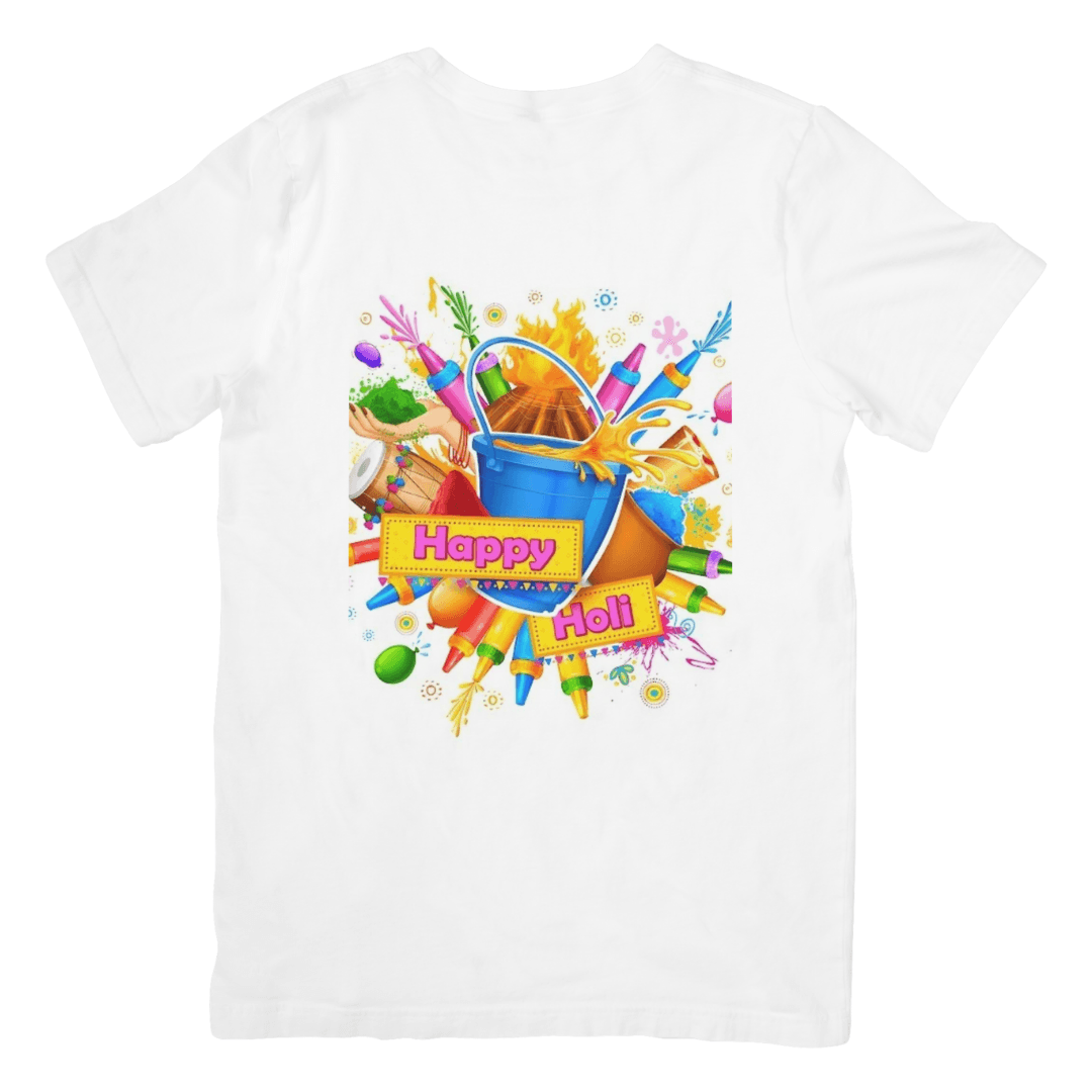 Vibrant Colors And Festive Joy Celebrating Holi Together - TSHIRT